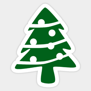 Fun Christmas Tree Apparel Sticker